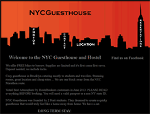 Tablet Screenshot of nycguesthouse.com